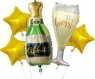Набор шаров Шампанское , 5 шт. в упак. 