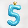 Г Фигура Цифра 5 голубой 