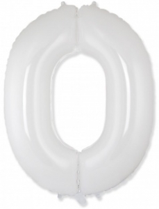 Б Фигура Цифра 0 белый