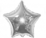 FM Шар Фольга 18" Звезда серебро (SILVER)