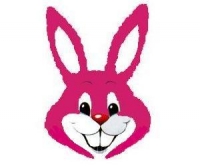 FM Фигура Кролик малиновый 