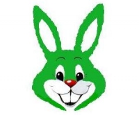 FM Фигура Кролик зеленый 