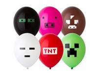 14" (Belbal) шелкография Майнкрафт Пиксели