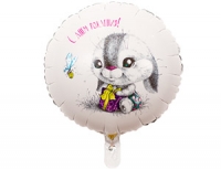 K Круг С Днем Рождения Зайка 18''/45см