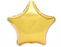 FM Шар Фольга 18" Звезда золото (GOLD)