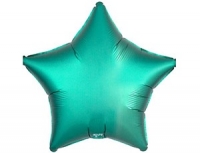 FM Шар Фольга 18" Звезда зеленая (GREEN)