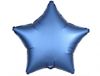FM Шар Фольга 18" Звезда голубая