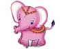 FM Фигура Слоник розовый 32"/82см. 34"/87см.