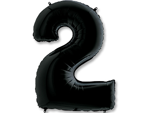 Ч Фигура Цифра 2 черный