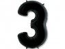Ч Фигура Цифра 3 черный