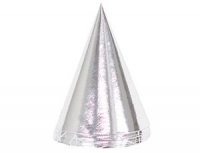 Колпак фольг. серебро / 6 шт.