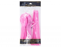 Столовые приборы пл Brigh Pink 24шт