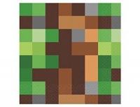 Салфетки Майнкрафт  33*33 / 16 шт.