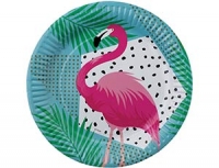 Тарелки 23см Фламинго / 6 шт