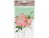 Скатерть п/э Пионы 130 х 180см