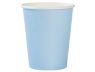 Стакан однотонный голубой/ 6 шт.