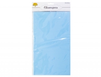 Скатерть п/э 130*180 однотонная голубая