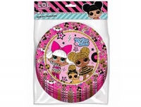 Тарелки 18 см куклы ЛОЛ  6 шт.