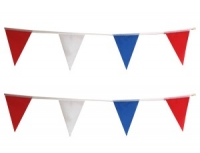 Лента флажная ТРИКОЛОР 18*22см 10м