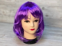 Парик "Каре" прямой волос /фиолетовый