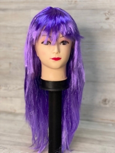 Парик прямой /тёмно-фиолетовый