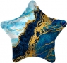 Звезда Мрамор 18"/45см синий