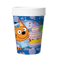 Стаканы 255мл Три Кота / 6 шт.