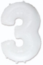 Б Фигура Цифра 3 белый