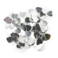 Конфетти СЕРДЦА  серебро 17гр.