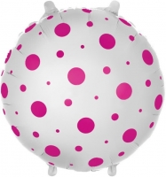 FM Круг Точки розовые