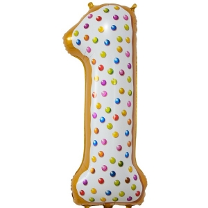 Фигура Цифра  1 ПОНЧИК 34"/86 см