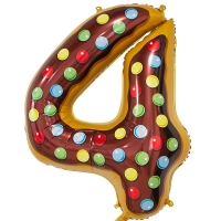 Фигура Цифра  4 ПОНЧИК 34"/86 см