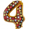 Фигура Цифра  4 ПОНЧИК 34"/86 см