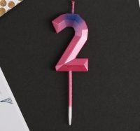 Свеча Цифра 2 SL 