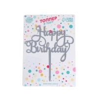 Топпер  С Днем Рождения большой / 1 шт.