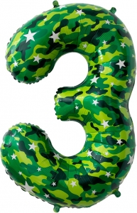 K Фигура Цифра 3 КАМУФЛЯЖ!