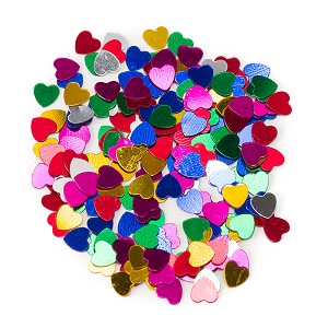 Конфетти СЕРДЦА ассорти 17гр.