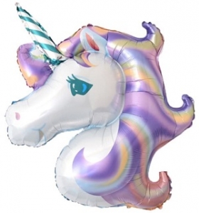 FM Фигура Голова Единорога  41"/104см