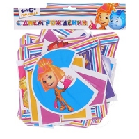 Гирлянда буквы С Днем Рождения ФИКСИКИ 