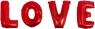 Шар фольга LOVE буквы 