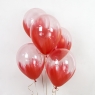 Воздушный Шар (12''/30 см) Браш красный.
