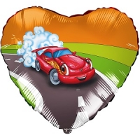 Сердце машина(красная)