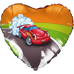 Сердце машина(красная)