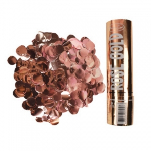 Пневмохлопушка 20см  РОЗОВОЕ ЗОЛОТО 