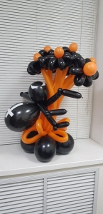 Букет с пауком на Хэллоуин