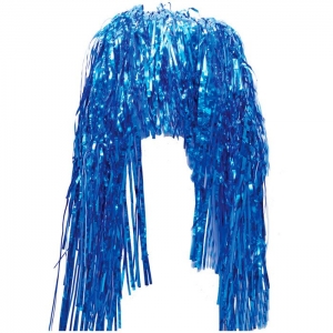 Парик "Дождик. Медиум" Синий / 1 шт./